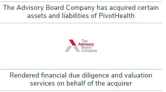 Due Diligence - The Advisory Board Company